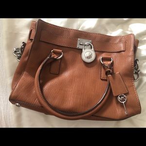 *RARE* Michael Kors Hamilton Bag Luggage & Silver